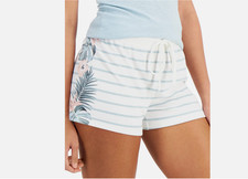 JENNI Intimates White Striped Sleep Shorts XL