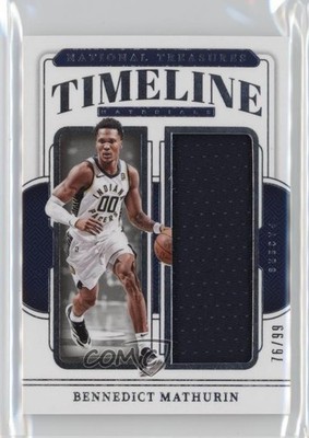 2024 Panini National Treasures Timeline Materials 76/99 Bennedict Mathurin 1n4k