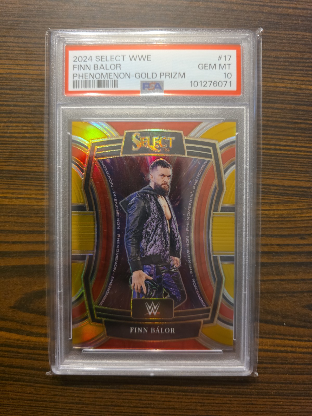 2024 WWE Select Phenomenon Gold Finn Balor PSA 10 Pop 1