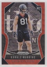 2019 Panini Prizm Rookies Red Wave Prizm 26/149 Kahale Warring #394 ni4