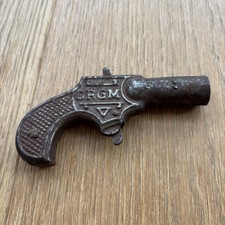 Blech-Spielzeug Knallkorken-Pistole DRGM-TIP (ohne Munition)