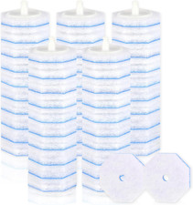 50 Count Disposable Toilet Wand Refills for Toilet Wand, 5X Cleaning Power Scrub