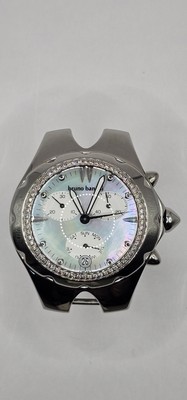 Bruno Banani Diamond Chronograph Watch 80 Diamond Bezel MOP Dial