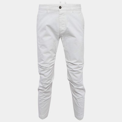 Dsquared2 White Denim Regular Fit Jeans MWaist 33