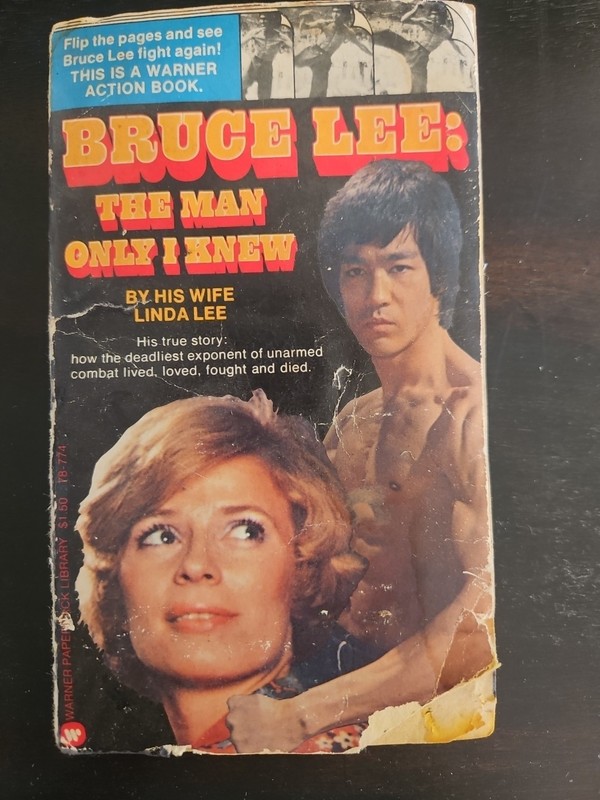 Vintage Rare Paperback Book: Bruce Lee: The Man Only I Knew by LINDA LEE