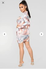 Fashion Nova Women's Bodycon Dress Tie Dye