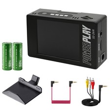Upgraded PowerPlay DVR Video Recorder w/2600mAh Battery, Clip Mount, AV Cables
