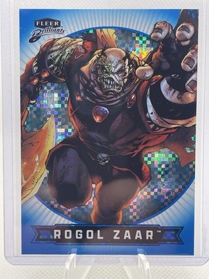 Rogol Zaar BLUE X-RAY SP /999 2025 Fleer Brilliants Superman
