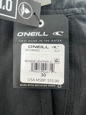 O'Neill Hybrid Hyperdry Board Shorts SP318A003 Mens 30 Black