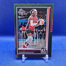 2025 Panini Donruss WNBA Aaliyah Edwards Green Shimmer Mystics