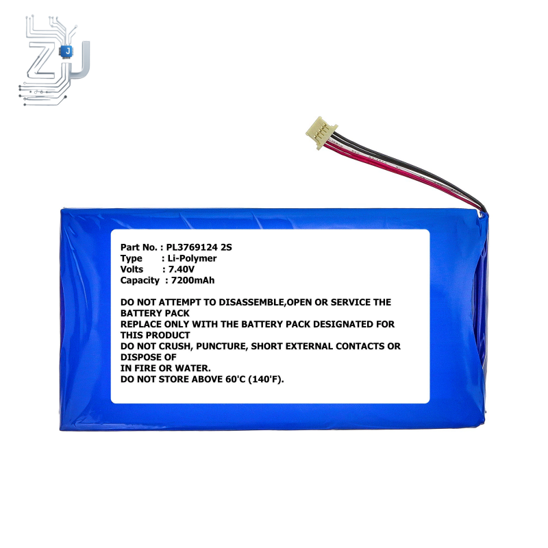7.4V 7200mAh Battery for XTOOL PL3769124 2S Langren I80 PS90HD