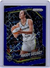 2025 Panini Prizm WNBA #50 Maddy Siegrist Blue Velocity Prizms
