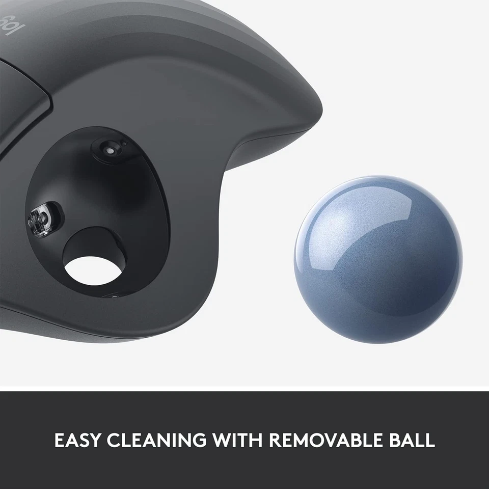 Logitech ERGO M575 Wireless Trackball Mouse for Business - Ergonomic comfort, pr - Image 2 of 4