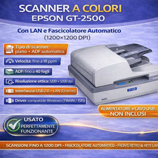 ★ Epson GT-2500 ✅ scanner fronte retro a colori ➤ Special Price 2026 ★