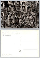 Basílica de Asís San Francisco Pietro Lorenzetti Entrada a Jerusalén Arte Postal