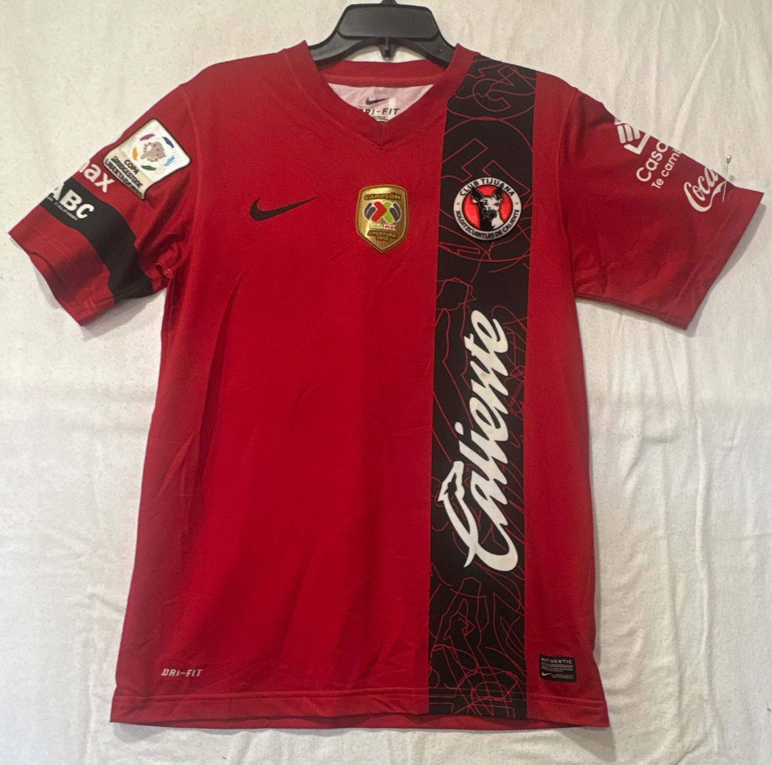 Nike Club Tijuana Xolos Soccer Jersey Dri-FIT Castillo #2 Men S match worn 