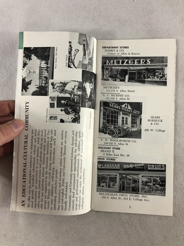 State College(Penn St.) Pennsylvania Visitors Guide Circa 1960 - Picture 6 of 15