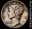 1939 Silver Mercury Dime - Scarce  Better Date  No Reserve  #L6339