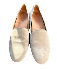 Vionic Women's Willa II Loafers Slip on With Orthotic Insert Gray Leather 8.5