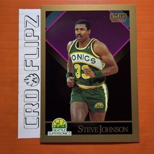 Steve Johnson, 1990-91 SkyBox, #267, Seattle SuperSonics,
