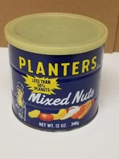 Vintage Planters Mixed Nuts Can