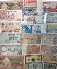 ALGERIA BANKNOTES - CHOICE OF STYLE & NOTE - ALGERIAN DINARS/ FRANCS
