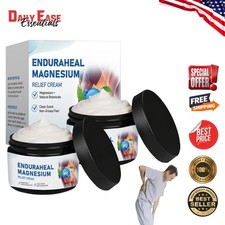 EnduraHeal Magnesium Cream 2pcs Natural Joint Muscle Back Knee Pain Relief