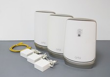 NETGEAR Orbi RBKE963 Quad-Band AXE11000 Wi-Fi 6E Mesh System - White