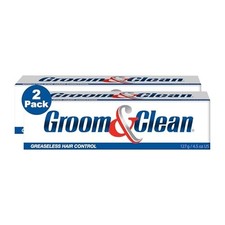 Groom Clean Hair Control Cream 4.5 Oz Pack of 2 - Men'S Hair Styling Cream