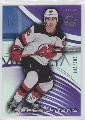 2020-21 Extended Series Triple Dimensions Reflections Amethyst Jack Hughes 01g1
