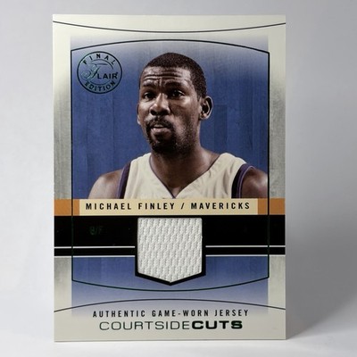2003-04 Flair Final Edition Courtside Cuts Michael Finley Game Worn Jersey CC-MF