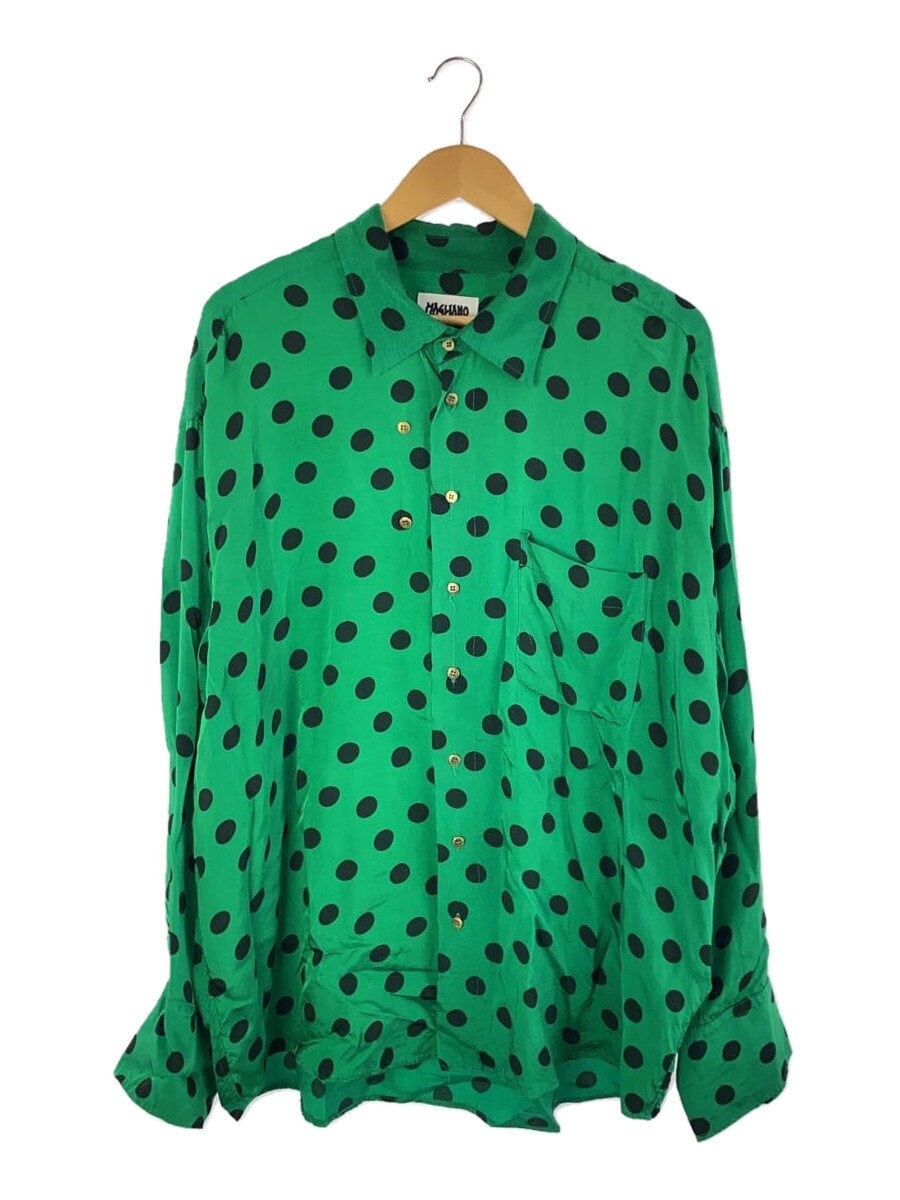 トップス MAGLIANO Polka Dot Rayon S/S Shirt MAGLIANO Long Sleeve Shirt -- Rayon GRN Dots H280067 12 | eBay