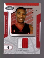 2002-03 Caron Butler Hoops Hot Prospects RC Jersey Heat 9/500 - Desc