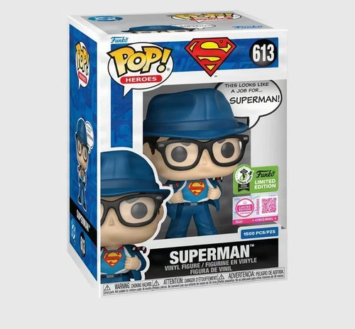 Funko Pop Superman ECCC 2026 Con Sticker Exclusive LE 1500 Presale + Protector