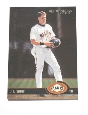 2003 Donruss Career Stat Line/263 J.T. Snow (GIANTS)