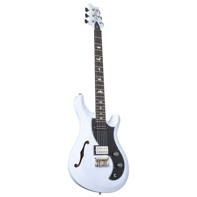 PRS S2 Vela Semi-Hollow Satin Pearl White - PRS E-Gitarre