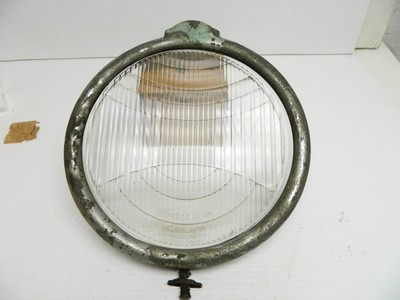 1930 1931 1932 Packard Super 8 Lens and Bezel Depress Beam Headlamp Lens
