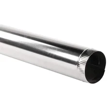 Master Flow 6 in. x 3 ft. Round Metal Duct Pipe.