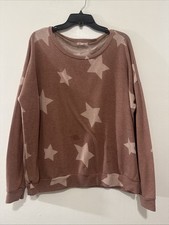 Z Supply Fleece Long Sleeve Pullover Sweatshirt Size M