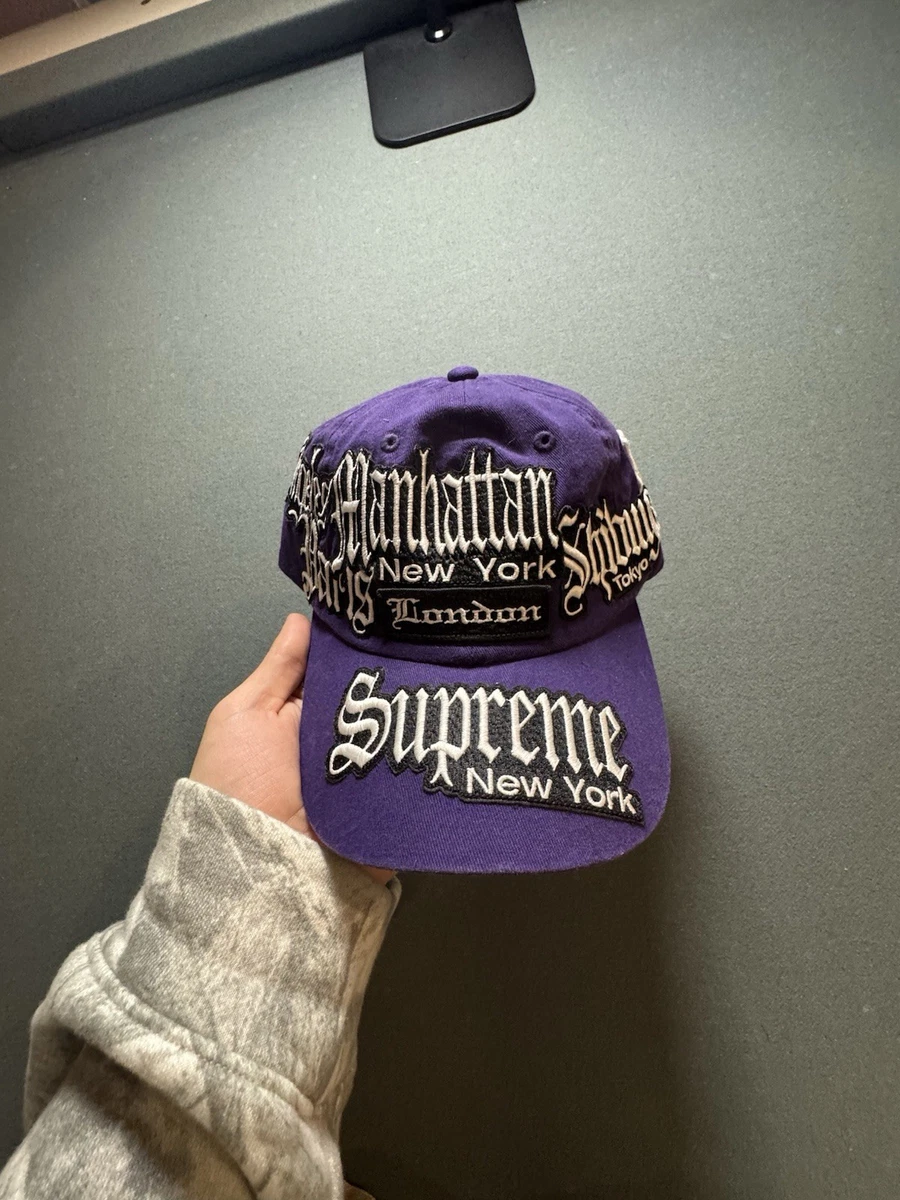 Supreme Cotton Purple Hats for Men for sale | eBay