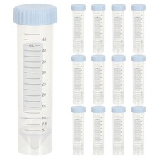  25pcs Sterile Plastic Test Tubes - 50ml/1.7oz Conical Centrifuge Tubes with