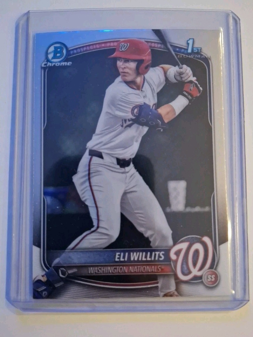 Eli Willits 2025 Bowman Draft 1st Bowman Paper #BD-1 Washington Nationals