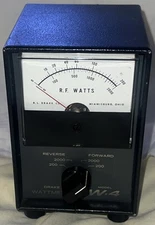 Drake W4 Ham Radio Wattmeter RF Power Meter Tested Works Good 30 Day Returns