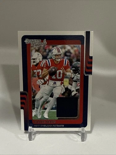 2025 Panini Donruss Football Drake Maye Threads Patch