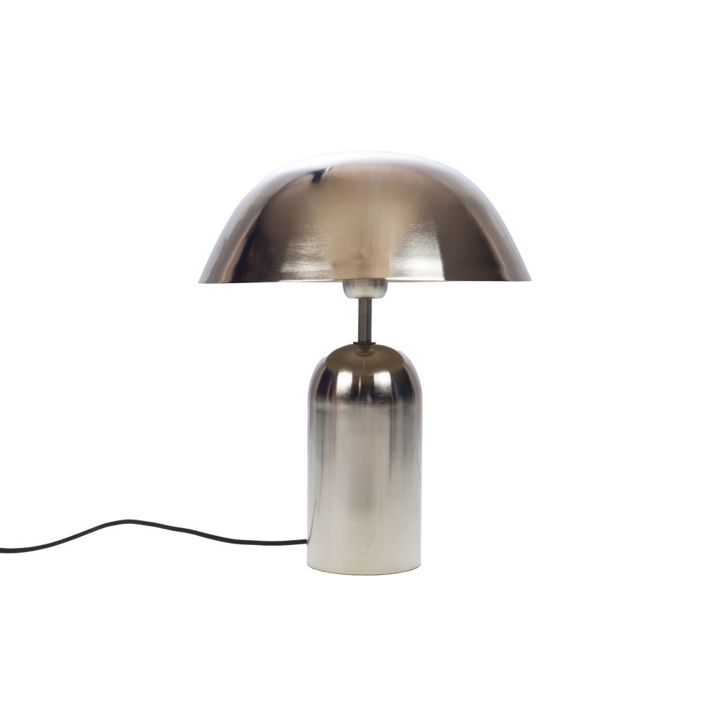 Lampe rétro argenté métal fer forgé diffuseur lumière douce