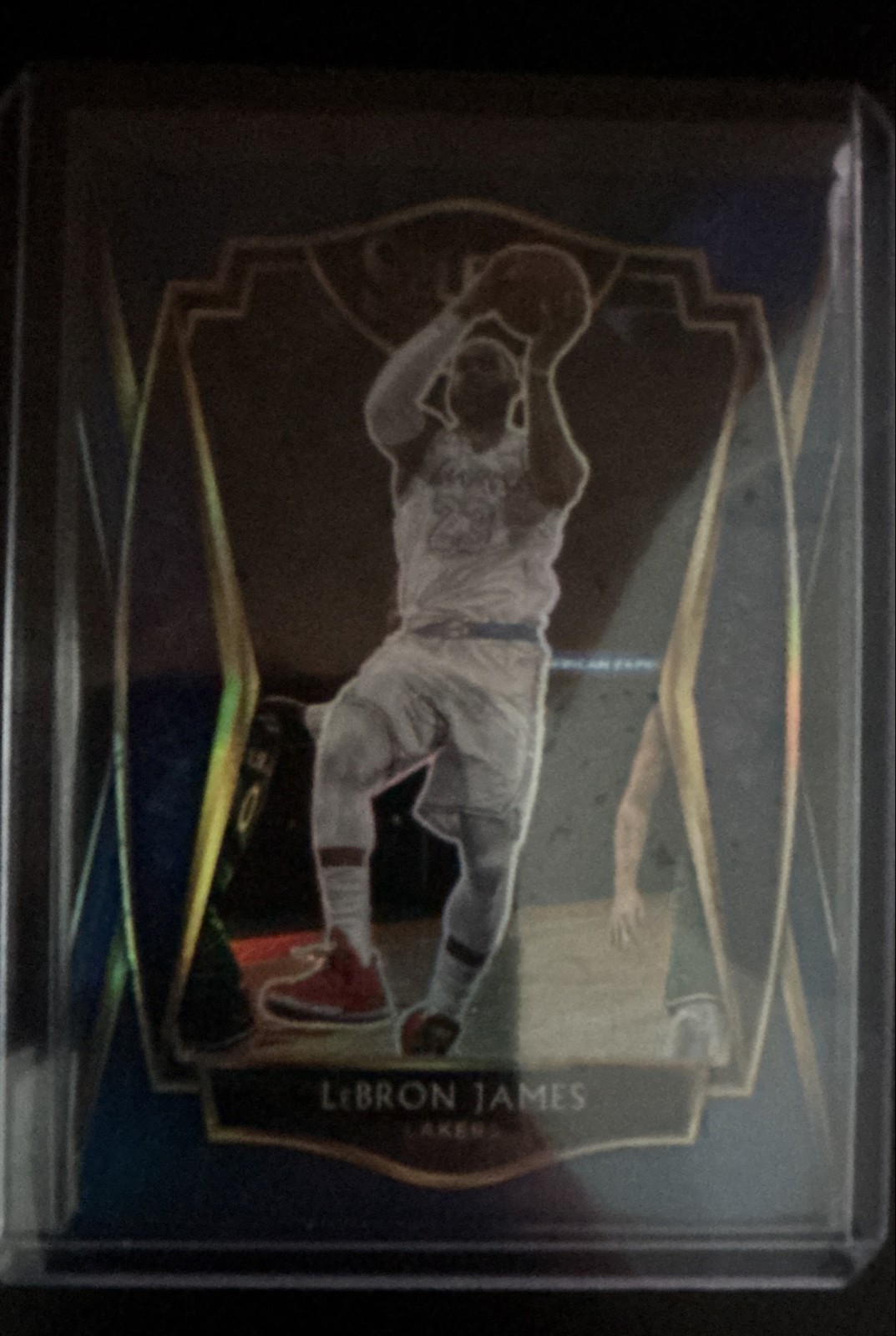2020-21 Panini Select - Premier Level LeBron James #113 Blue Prizm
