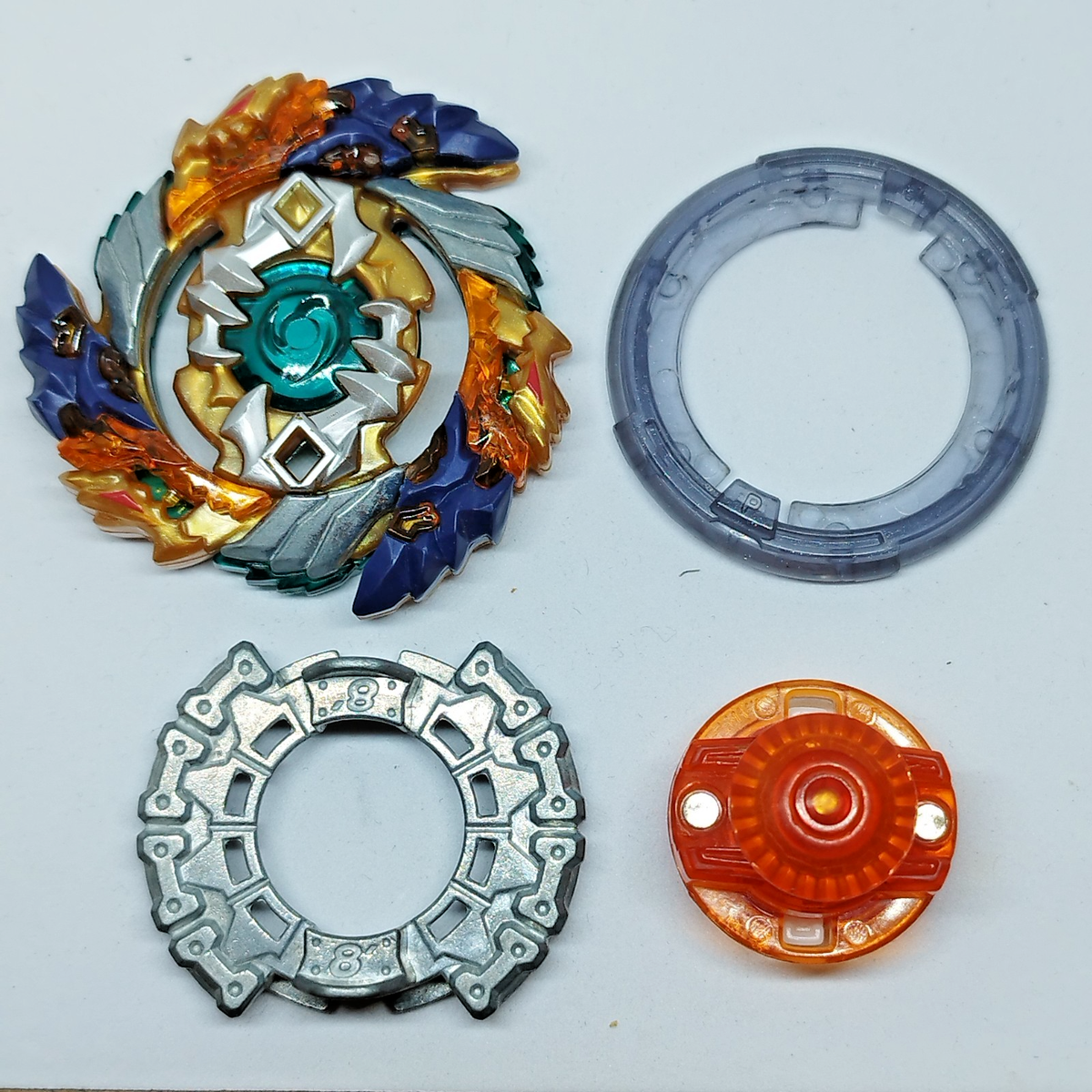 Geist Fafnir 8' Absorb with Proof Frame .8'.Ab Beyblade Burst B