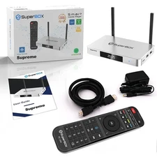 Top SuperBox - Supreme - Android Tv Programable DVR + Mini Keyboard. Cord Cutter