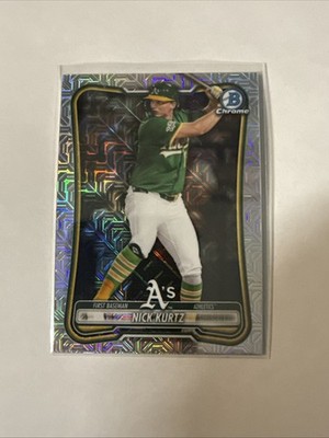 2026 Bowman Chrome Nick Kurtz Mojo Refractor #35 Athletics