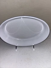 Emile Henry France Oval Baking Casserole Dish 9.5”x 6.5” Blue France